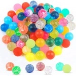 20pcs Small Jumping Rubber Ball Anti Stress Bouncing Balls Kids Water Play Bath Toys Outdoor Games Educational Toy for Children